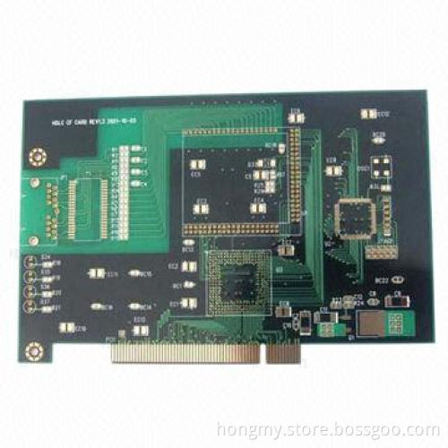 Multi-layered PCB with Gold Finger, BGA, IC